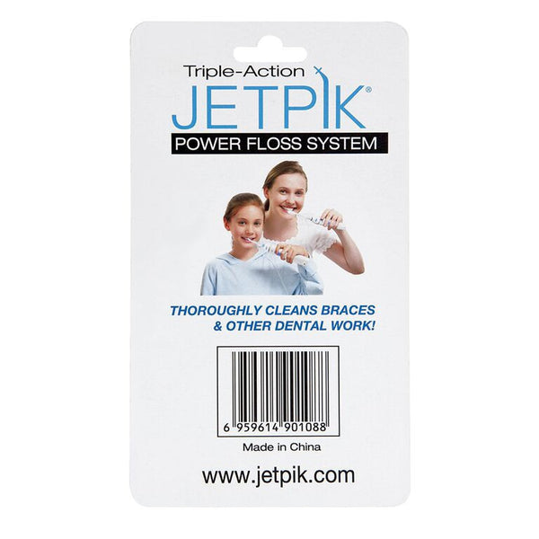 Ersatz-Schallzahnbürstenaufsätze Whitening für JETPIK 200 Series zur Zahnaufhellung (2 Stück)